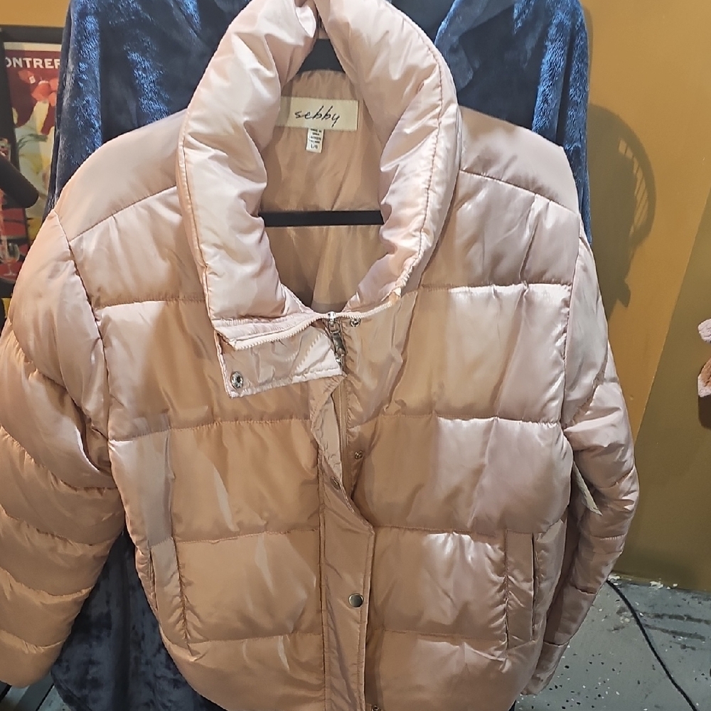 Sebby Blush Puffer Jacket